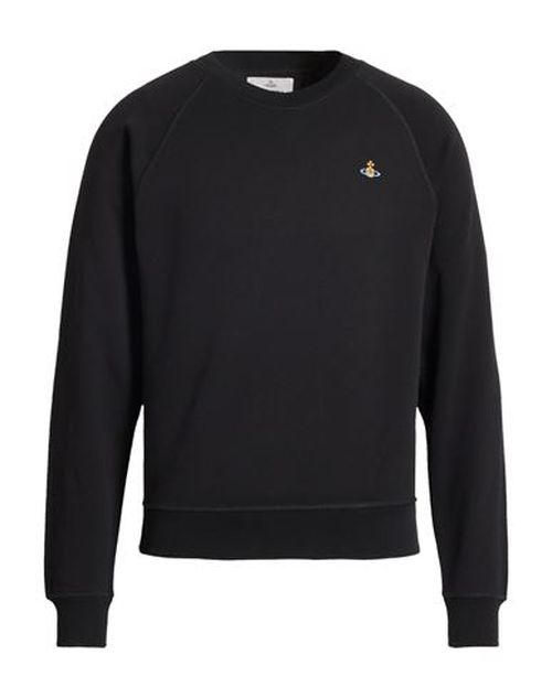 Man Sweatshirt Black Size XS Organic cotton