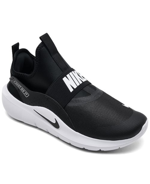 Big Kids Flex Runner 4 Slip-On Running Sneakers from Finish Line - Black