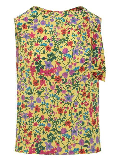 Silk top - Yellow
