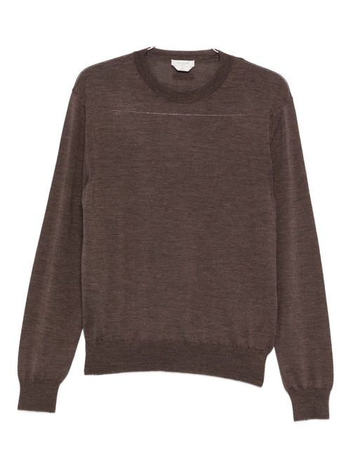 Crew-neck jumper - Brown