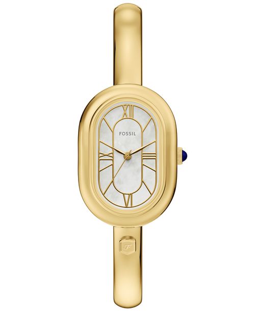 Women's Sloan Three-Hand Gold-Tone Stainless Steel Bangle Watch, 25mm - Gold-Tone
