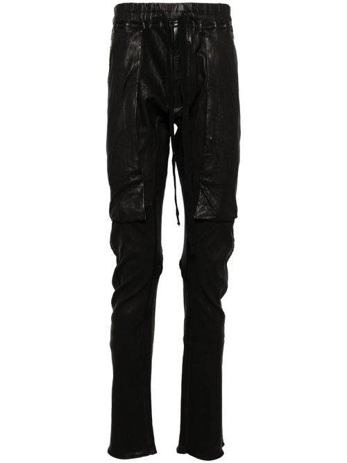 Leather trousers - Black