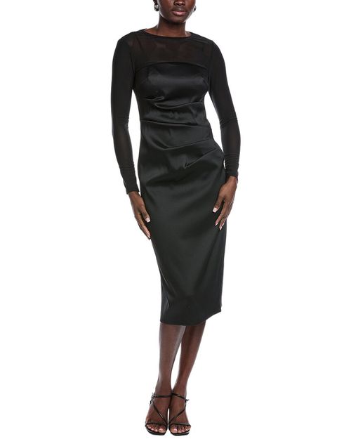 Solid Mid Dress