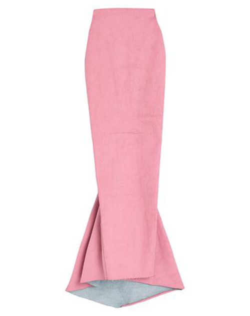 Woman Denim skirt Pink Size 4 Cotton, Elastomultiester, Rubber