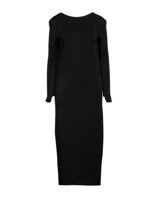 Liviana Conti Woman Midi dress Black Size M Virgin Wool, Polypropylene