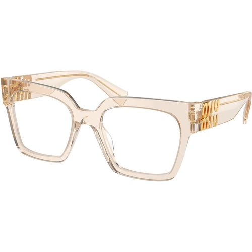 Miu Miu Woman Miu Miu MU 11T1O1 Optical frames Acetate Brown Squared Norma
