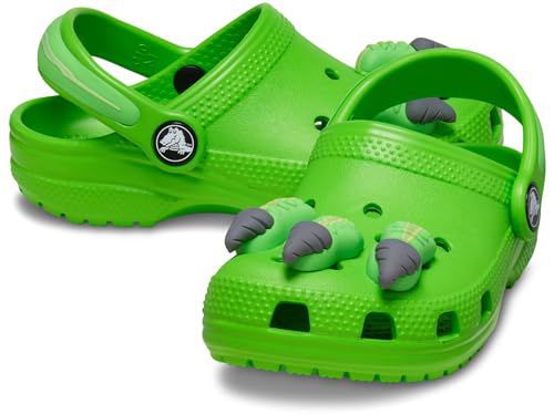 Crocs 209700-3WA-C8 Classic I AM Dinosaur Clog T GrSl Green Slime