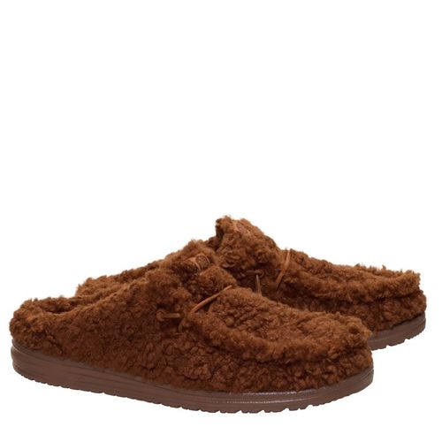 Men's Wally Cozy Slipper Shoes (Downtown Brown)