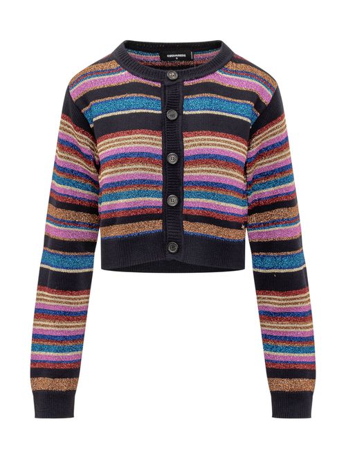 Multicolor Striped Cardigan