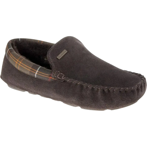 Barbour Monty Slippers in Brown