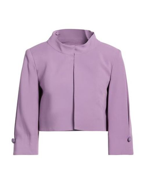 Gm Woman Jacket Lilac Size 6 Polyester, Elastane