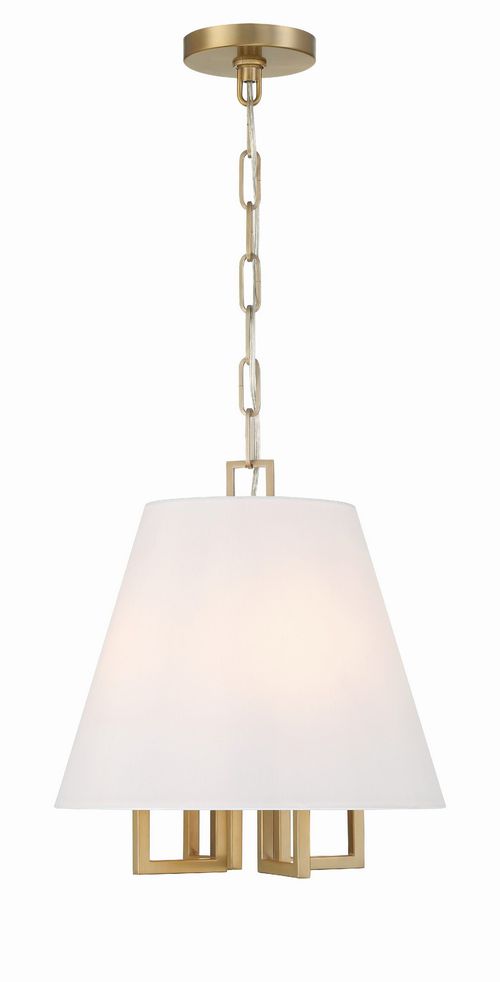 Vibrant Gold Four Light Mini Chandelier from the Westwood Collection