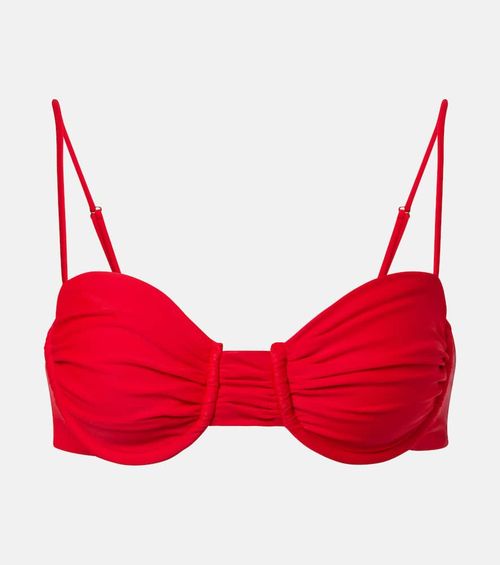 Mia ruched bikini top