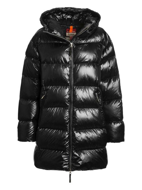 Women's Down Jacket with Drawstring Hood