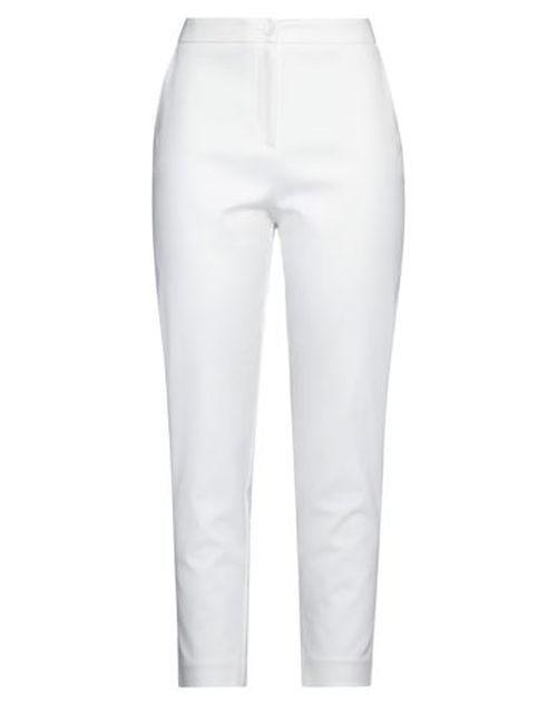 Woman Pants Off white Size 2 Cotton, Polyamide, Elastane