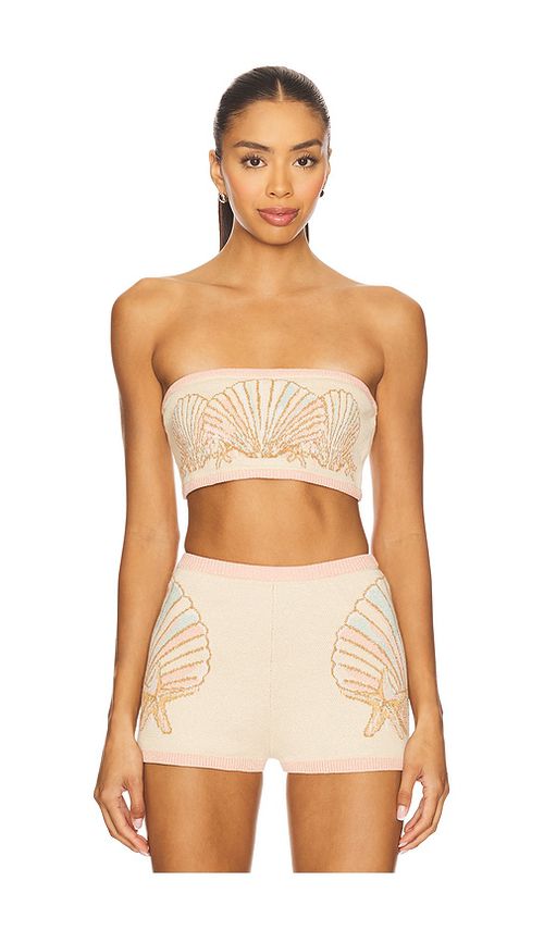 Retrofete Janna Knit Top in Tan.  XL. Also in L, M