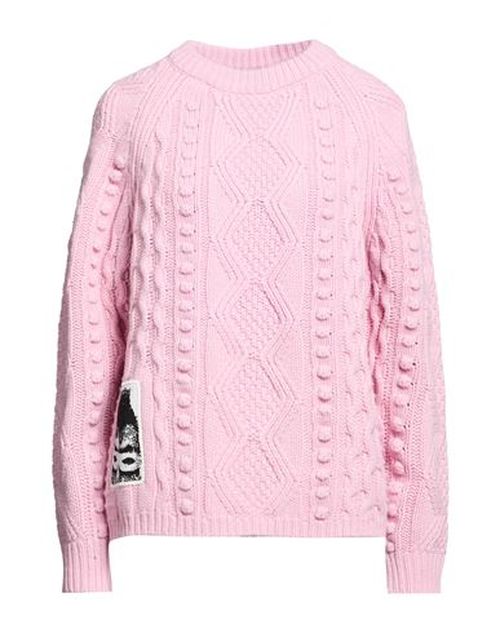 Maison Kitsuné Woman Sweater Pink Size XS Merino Wool