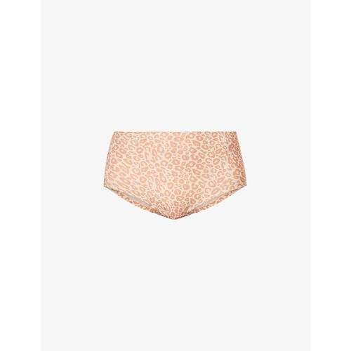 Womens 0qr Leo Neutral Soft Stretch High-rise Stretch-jersey Briefs 