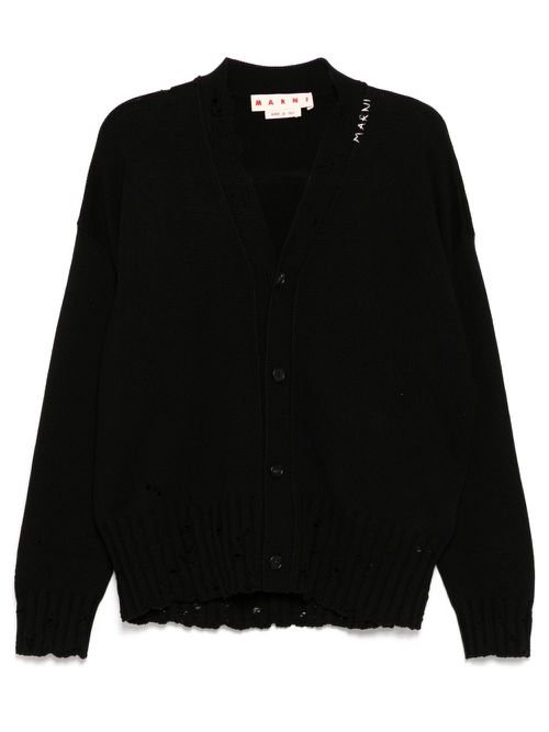 Dishevelled jumper - Black