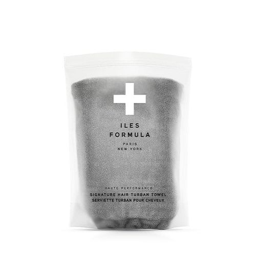 Iles Formula Hair Turban Towel Grey Towe
