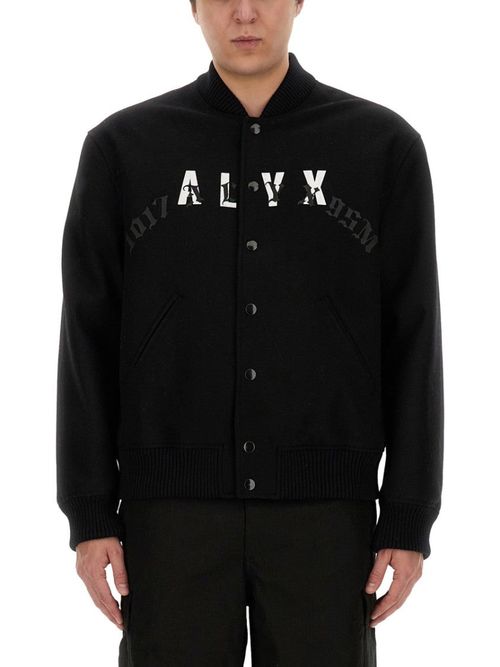 Bold Logo Bomber Jacket