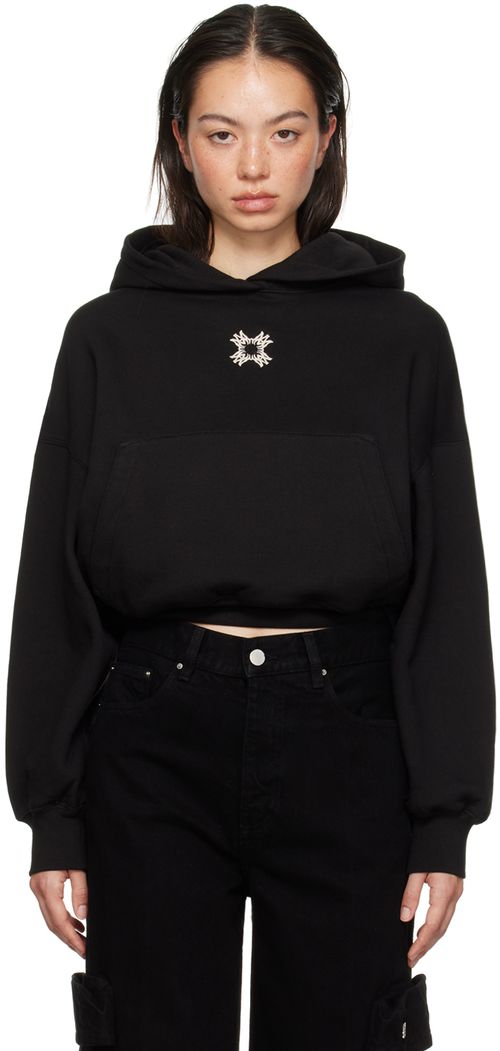 AMIRI Black MA Quad Hoodie