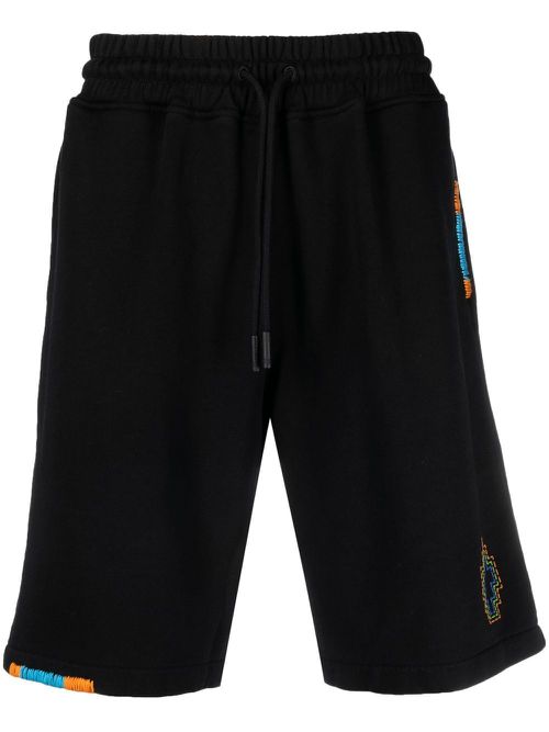 Stitch Cross track shorts - Black