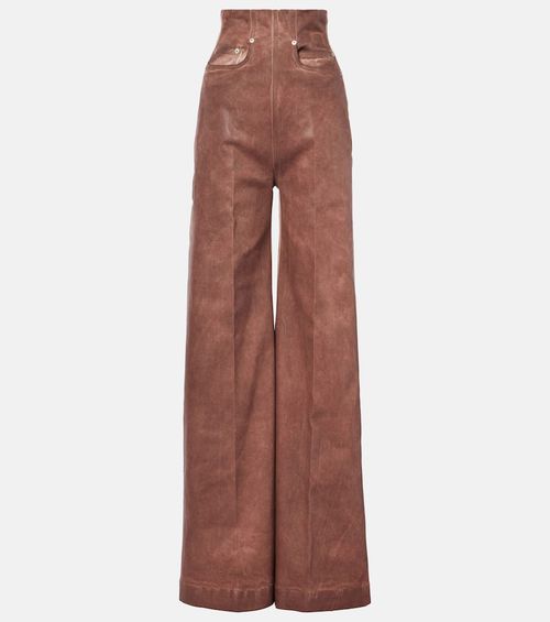 Dirt Cooper high-rise wide-leg jeans
