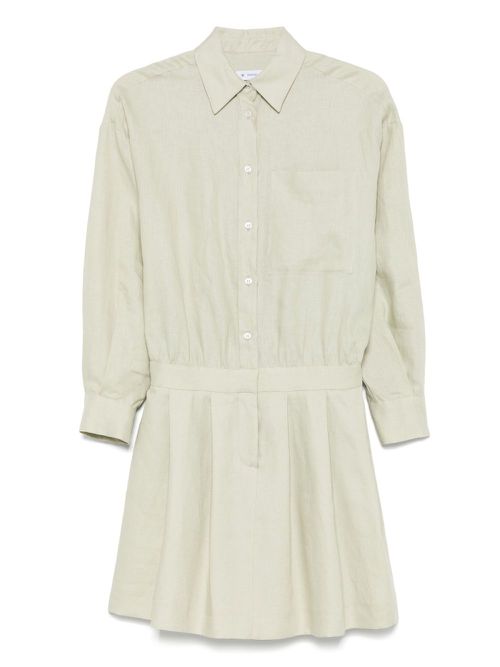 Manuel Ritz linen mini dress - Green