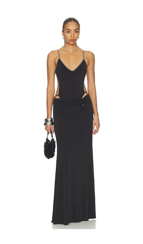 I.AM.GIA Mirelle Two-piece Maxi Dress in Black. XL. Also in L, M