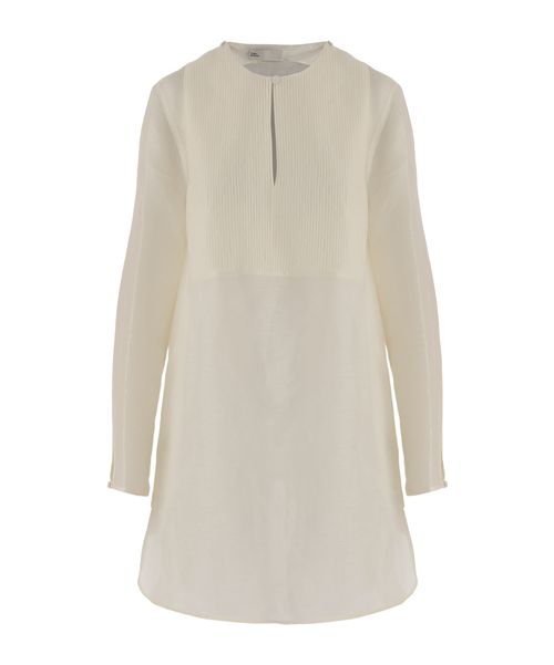 Front Closure Panelled Dress
