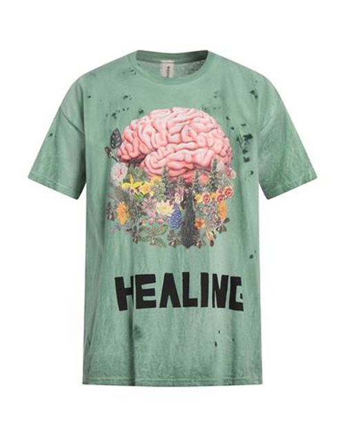 Man T-shirt Light green