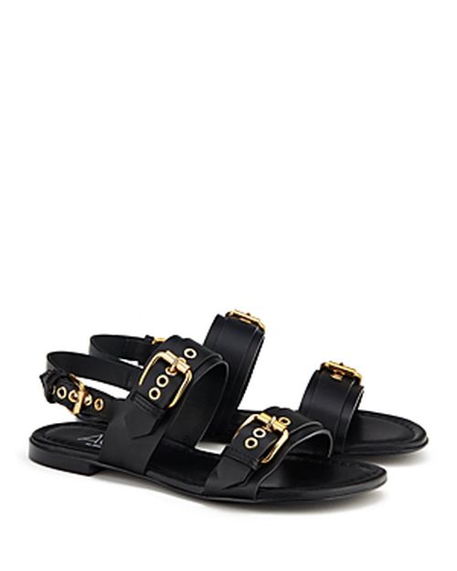 Women's Summer Nero Buckled Strappy Slingback Sandals