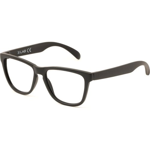 XLAB Unisex DEVON2 Optical frames Plastic Black Squared Anti-blue light Blue anti light - for PC