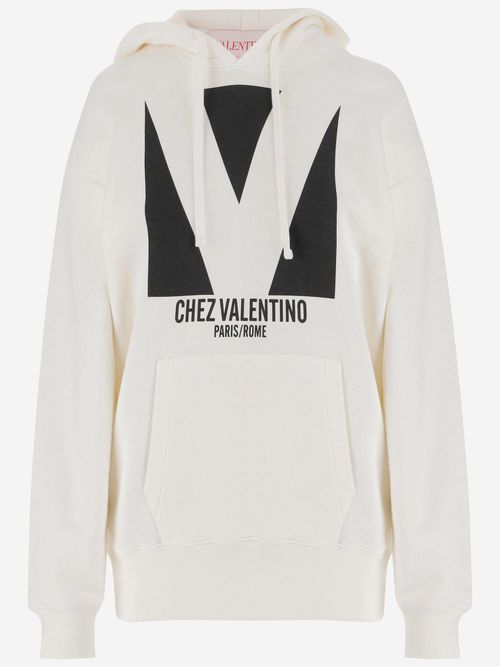 Chez Print Cotton Hoodie