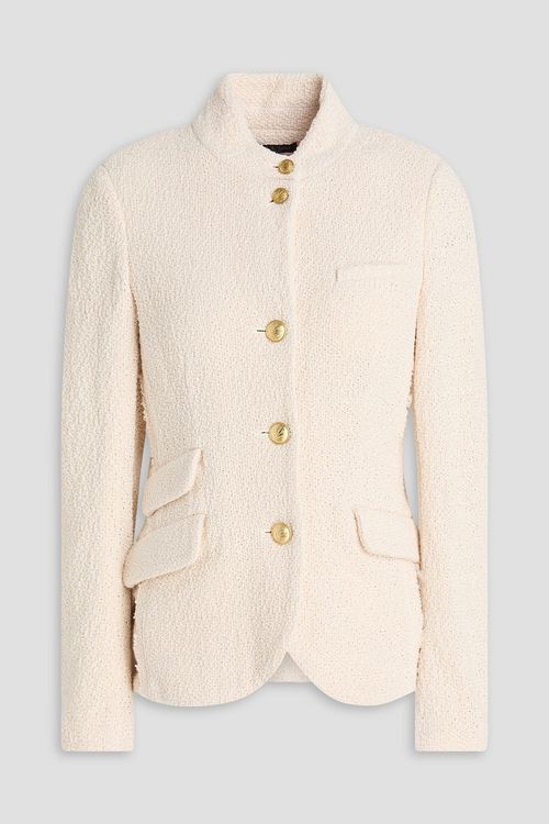 Slade frayed cotton jacket - White - US 4