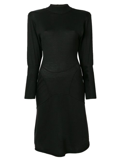 Fitted short dress - Black