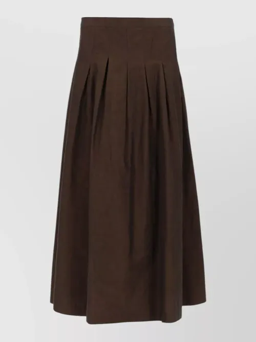 Pt Torino - high waist midi pleated skirt