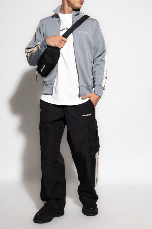 Sweatshirt With Stand-up Collar, Men's, Grey