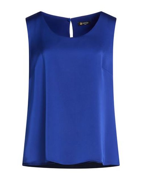 Camilla Milano Woman Top Blue Size 10 Synthetic fibers