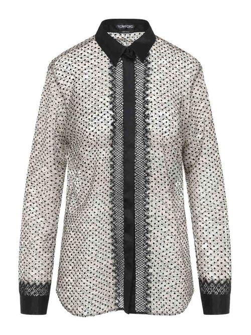 Flock Polka Dot Shirt