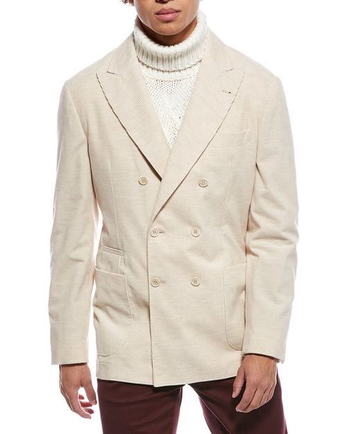 Cashmere-Blend Corduroy Blazer