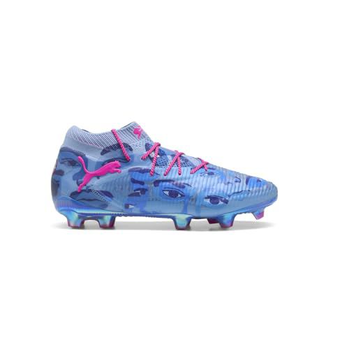 PUMA Future 8 Ultimate x KidSuper Men's Firm Ground Soccer Cleats - FUZIONFIT³, GripControl Pro, FLEXGILITY Outsole for Enhanced Performance (Day Dream/Bluemazing/Lapis Lazuli, US Footwear