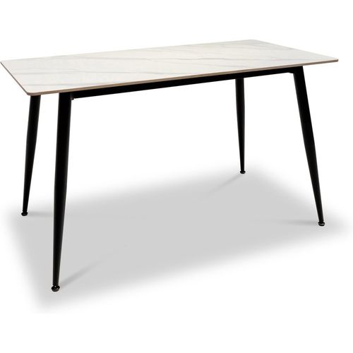Kadison 130cm Sintered Stone Dining Table | White or Grey | Roseland