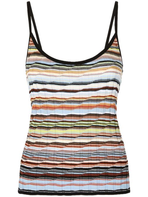 Striped tank top - Blue