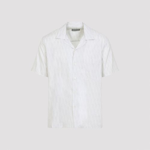 Printed Linen and Cotton Boxy-fit Shirt