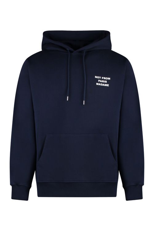 Slogan Hooded Sweatshirt