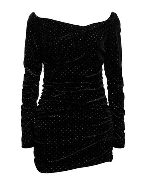 Woman Mini dress Black Size 4 Polyester, Elastane