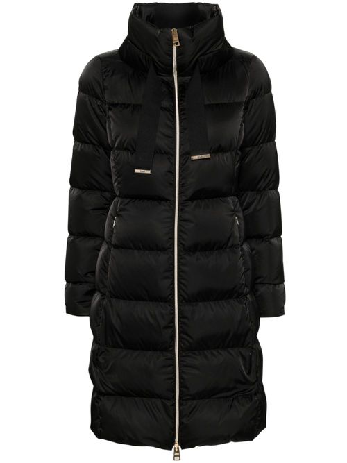 Drawstring parka - Black