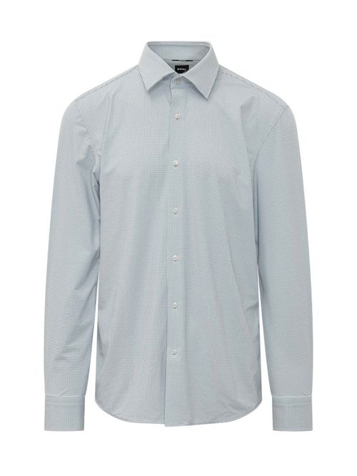 Blue Regular Printed Shirt